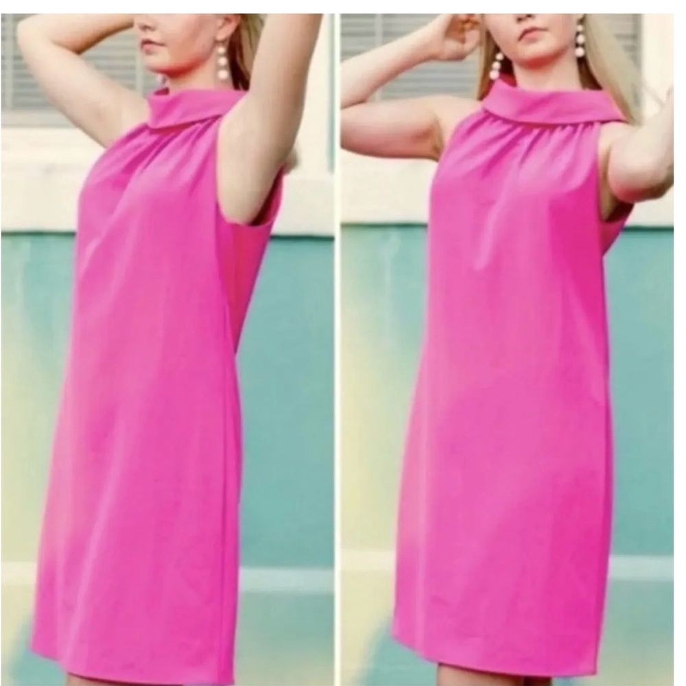 NWT Sail to Sable Hot Pink Hydra Retro Mod Shift Dress